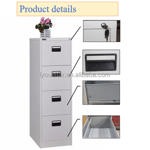Metal Cabinet 4 Drawer Fire Resistant Storage <strong>Filing</strong> Cabinet Manufacturer Steel Drawer Cabinet Office Furniture - Product Image 4