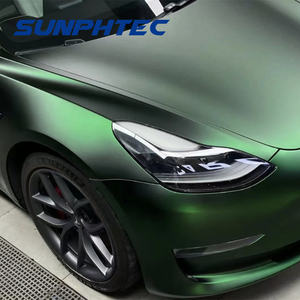 SUNPHTEC Couleur Ppf <span class=keywords><strong>Venom</strong></span> Vert pour Voiture Uv Preuve Sable Décoration de Carrosserie <span class=keywords><strong>Film</strong></span> Vinyle Couleur Autocollant d'Enveloppe de Voiture - Product Image 5