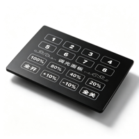 Panneau de contrôle intelligent OEM personnalisé pour la maison, avec fonction de scénario, interrupteur tactile Bluetooth, étanche, durable, imprimé sur écran adhésif PC
