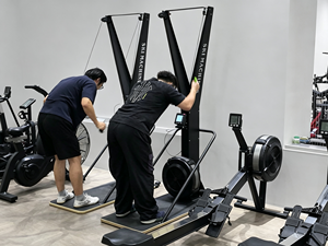 Equipo de Gimnasio 2 en 1: Plataforma de Entrenamiento <span class=keywords><strong>CrossFit</strong></span>, <span class=keywords><strong>Trineo</strong></span> de Empuje y Arrastre, Pared de Bolas, Rack Funcional Dual, Ahorro de Espacio - Product Image 4
