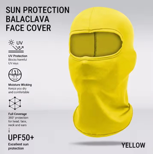 Maschera Balaclava Estiva Protettiva dal Sole, Antivento, Copertura Completa del <span class=keywords><strong>Viso</strong></span>, Maschera da Sci per Moto, Ciclismo, Corsa e Sport all'Aperto - Product Image 4