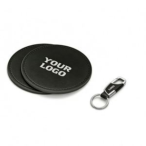 Wholesale Custom Pu Leather Drink Coasters Heat Resistant <b>Table</b> <b>Mats</b> for Coffee Tea Bar Restaurant Hotel Promotion Gifts Cup <b>Mat</b> - Product Image 1