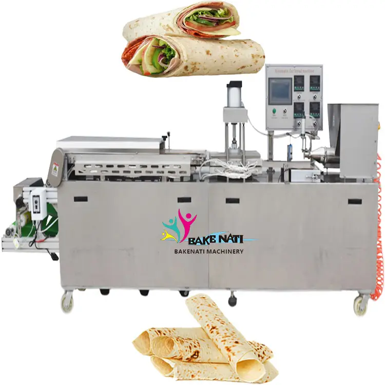 เชิงพาณิชย์อัตโนมัติแบน Chapati โรตี Tortilla เครื่องทำขนมปังเพื่อขาย