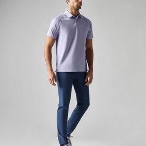 Chemise à manches courtes pour homme, anti-odeur, respirante, légère, en spandex/polyester, pour chemises et polos de golf, avec motif imprimé - Product Image 5