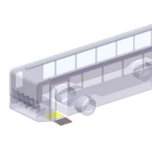 为城市公共汽车设计的EWR-TD01系列电动滑动轮椅坡道通过ECE R10和抗振动