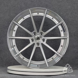 722Auto Jantes forgées <span class=keywords><strong>2</strong></span> pièces 22-24 pouces à déport profond et rebord échelonné 5x112 5x120 5x127 noires neuves ET 25mm pour GMC Yukon et Expedition - Product Image 1