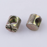Marteau à tête de marteau en acier de zinc, de couleur iridescent, meubles en bois, boulon croisé, écrou