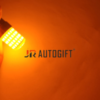 Feux stroboscopiques automatiques 12V 24V pour camion, 1156 BA15S 1157 BAY15D, lampe stroboscopique rouge, ampoule LED 72SMD, feu de freinage, clignotant, feu arrière