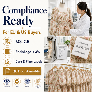 Premium Floral Print Viscose Women's <strong>Dresses</strong> High-End Custom Summer <strong>Boho</strong> Casual Maxi <strong>Dress</strong> OEM ODM Manufacturer - Product Image 5