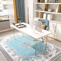 Chinese Oriental Classic Light Blue Handmade Wool French Royal Palace Aubusson Rugs