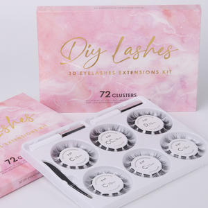 <span class=keywords><strong>Cils</strong></span> de segment pré-découpés de couleur forte colle à <span class=keywords><strong>cils</strong></span> bricolage Extensions de <span class=keywords><strong>cils</strong></span> en faux vison de 10 jours à la maison - Product Image 1