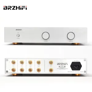 BRZHIFI Reference MARK JC2 Silver Aluminum Chassis Oxidation Transistor Preamplifier