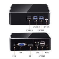 YINGCHI Mini PC incroyable I5 5200U I3 5005U Win10/11 Affichage HD et VGA avec ventilateur et micro-ordinateur basse consommation