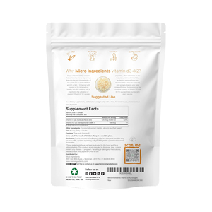 Vitamine D3 K2 5 000 UI MK-7 100 mcg 300 capsules molles |   Soutien 2-en-1 pour les os, l'immunité et le cœur |   Facile à avaler - Product Image 3