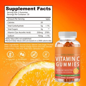 Private Label Fruity Flavored <b>Gummies</b> <b>Bear</b> Vitamin c <b>Gummies</b> Vitamin c Supplement Vitamin <b>Gummies</b> - Product Image 4