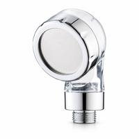 Pommeau de douche mural haute performance pour spa, transparent bleu, durable, économe en eau et écologique, idéal pour le lavage des cheveux