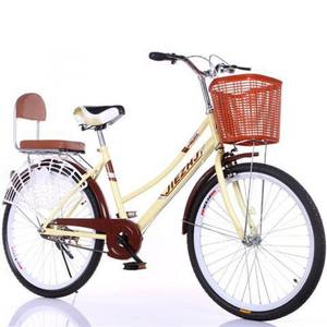 Bicicleta de alta calidad con marco de aluminio/acero para mujer, bici de ciudad, nueva velocidad - Product Image 1
