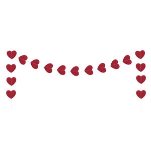 День Святого Валентина дом настенные Подвески Украшения выдвижные флаги счастливый день Святого Валентина в форме сердца украшения для вечеринки - Product Image 4