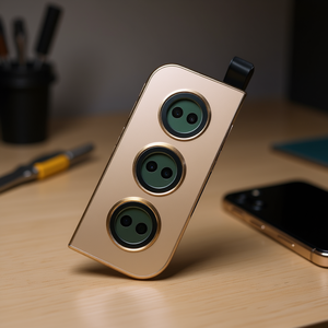 Marco de Lente de Cámara Dorado de Repuesto para Samsung Galaxy S21 Plus 5G, Modelo G996B - Product Image 2