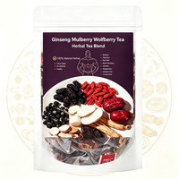 Ginseng en Mulberry Wolfberry Thee, Zoete Milde Energieversterkende Mengsel, Premium Thee, Op Maat Gemaakte Zakjes, Rechtstreeks uit de Fabriek, Groothandel