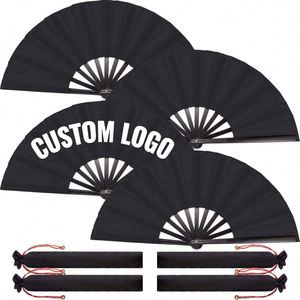 Éventails pliables personnalisés avec le drapeau national ukrainien, style léger et portable pour les événements sportifs et les célébrations sportives - Product Image 2