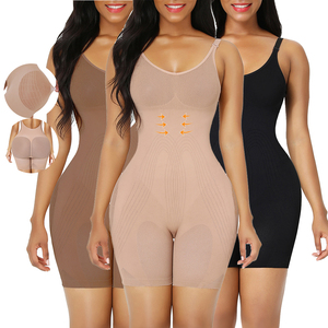 HEXIN en STOCK Shapewear grande taille sans couture à taille haute pour femmes Contrôle du ventre Rehausseur de fesses Shapewear complet pour le corps - Product Image 1