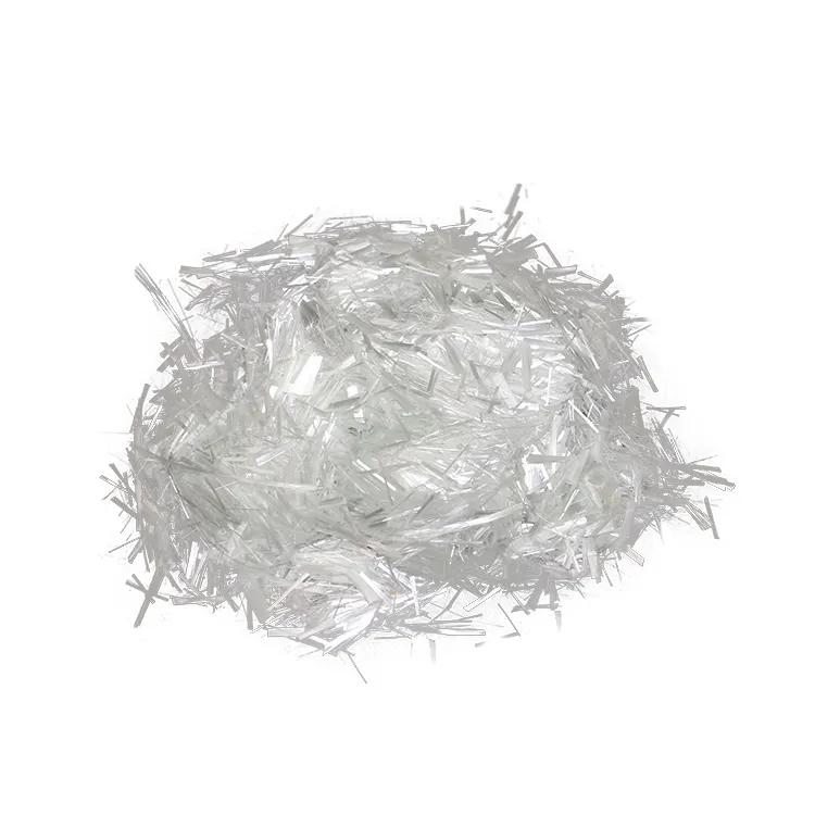 High quality chopped strands glass fibres used in concrete