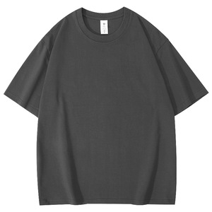 Wholesale Custom Logo Blank <b>Tshirts</b> Drop Shoulder <b>Men</b> Cotton Tee Plain Oversized Boxy Unisex Streetwear t Shirts - Product Image 6