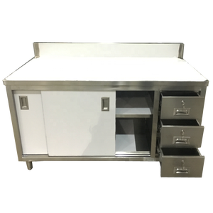 Armadio per uso commerciale personalizzato per <span class=keywords><strong>cucina</strong></span> moderna in acciaio inox <span class=keywords><strong>cucina</strong></span> <span class=keywords><strong>Base</strong></span> con cassetti - Product Image 4