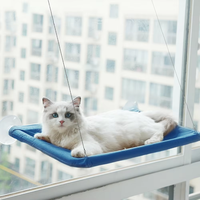 Lit pliable pour chat à ventouse, hamac de fenêtre, lit pour animaux de compagnie peu encombrant pour chats et chiens, idéal pour l'été, amovible et lavable – Vente chaude