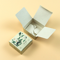 Boîte d'emballage en papier personnalisée de petite taille, écologique, en papier recyclé, boîte d'emballage pour savon artisanal