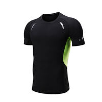 Ensemble de 5 pièces pour hommes : pantalon de compression, t-shirt, haut à manches courtes, veste, ensemble de sport pour la salle de sport