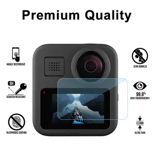 Funda HONGDAK para <span class=keywords><strong>GoPro</strong></span> <span class=keywords><strong>MAX</strong></span> 2 / <span class=keywords><strong>MAX</strong></span> <span class=keywords><strong>360</strong></span>, Protector de Pantalla, Cubierta de Lente para Go Pro <span class=keywords><strong>Max</strong></span>, Accesorios, Carcasa, Película de Vidrio Templado - Product Image 5