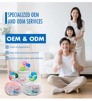 Kapsul Deterjen Gel Ramah Lingkungan Sekali Pakai, Pod Deterjen Cuci Pakaian, Deterjen Cuci Baju, Pembersih untuk Pakaian