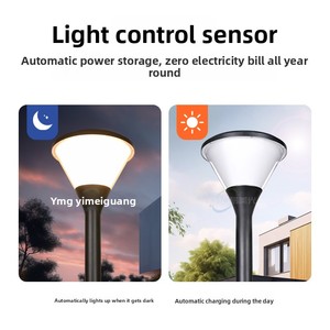 Luces Solares LED de Jardín de 30W, Resistentes al Agua IP65, de Aluminio, Regulables, de Alta Luminosidad Ra85, Ángulo de Haz de 180°, para Paisajismo, Venta al Por Mayor - Product Image 5