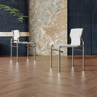 Chaises de salle à manger et de restaurant confortables à dossier haut pour coiffeuse de salon de café avec siège de cadre