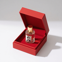Boîte de parfum 50ml Emballage en carton de qualité supérieure Design à couvercle rabattable Boîte-cadeau vide à retirer pour échantillons de parfum