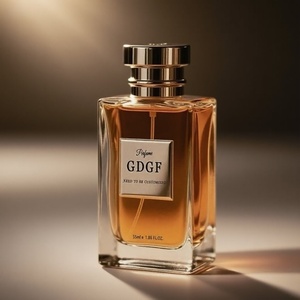 GDGF - Perfume Personalizado de Diseño Original de Lujo, Botella de Vidrio Transparente Cuadrada de 55 ml, Perfumes en Aerosol con Bomba para Hombre - Product Image 2