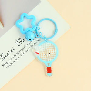 Pendentif boule <span class=keywords><strong>de</strong></span> dessin animé mignon acrylique léger <span class=keywords><strong>Tennis</strong></span> <span class=keywords><strong>de</strong></span> <span class=keywords><strong>Table</strong></span> Football porte-clés tout match accessoires bricolage sac créatif suspendu - Product Image 4