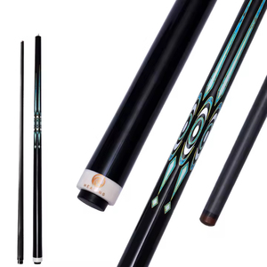 Taco de Billar Profesional de Fibra de Carbono de 58 Pulgadas y 12.9 mm, Eje de Fibra de Carbono de Baja Deflexión, Unión Uni-Loc de <span class=keywords><strong>2</strong></span> Piezas para Billar y Snooker - Product Image 1