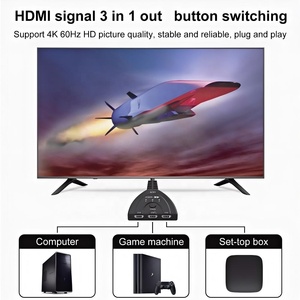 Conmutador de 3 Puertos 3 en 1 Salida 4K 60HZ 2.0, Conmutador 3x1 HDCP2.2 HDR, Cable Convertidor Pigtail para PS4, PS5, Xbox, <span class=keywords><strong>Apple</strong></span> <span class=keywords><strong>TV</strong></span>, <span class=keywords><strong>PC</strong></span> - Product Image 6