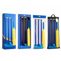Juego de Críquet de Juguete con Bate y Pelota de PP/PE, con Caja de Color, para Niños, Juego en el Patio Trasero, Personalizable OEM