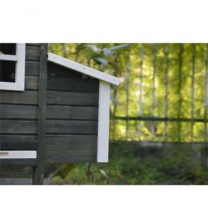 Windows renk ile tavuk kümesi ahşap açık koyu yeşil özel Logo karton ambalaj ahşap baskı Pet kafesleri, taşıyıcılar ve evler G03 - Product Image 4