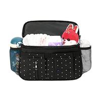 Sac Organisateur Universel pour Poussette - Sac de Rangement pour Poussette - Sac à Couches - Compatible avec la Plupart des Poussettes - Polyester Résistant à l'Eau