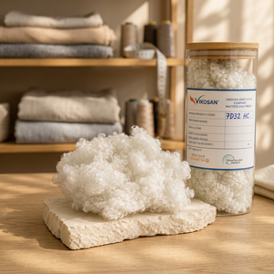 Vikosan 7D 32HCS Fibre de polyester creuse conjuguée siliconée 100% recyclable, antistatique, résistante à l'abrasion - Product Image 5