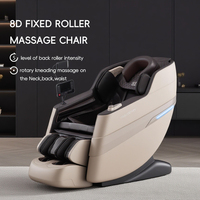 Fauteuil de massage intelligent multifonctionnel 8D à gravité zéro en cuir de luxe, chauffant, pour soins de santé, modèle 2025 – Le meilleur pour un massage complet