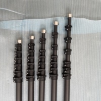 Perche de microphone en fibre de carbone 6d, vente directe d'usine, perche de microphone en vinyle