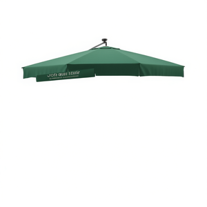 Ombrellone da Giardino a Sbalzo in Acciaio e Poliestere Verde, 3 M, con Inclinazione Rotazionale, per Uso Esterno e Patio - Product Image 1