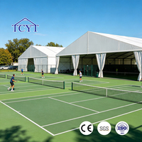 Carpa Deportiva para Pickleball, Venta Directa de Fábrica - Tamaños Personalizables, Resistente al Viento y al Agua para Uso en Interiores/Exteriores