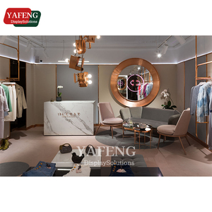 ชั้นวางเสื้อผ้าทำจากสแตนเลสทันสมัยออกแบบได้ตามต้องการพร้อมด้วยสีทองและสีทอง - Product Image 6